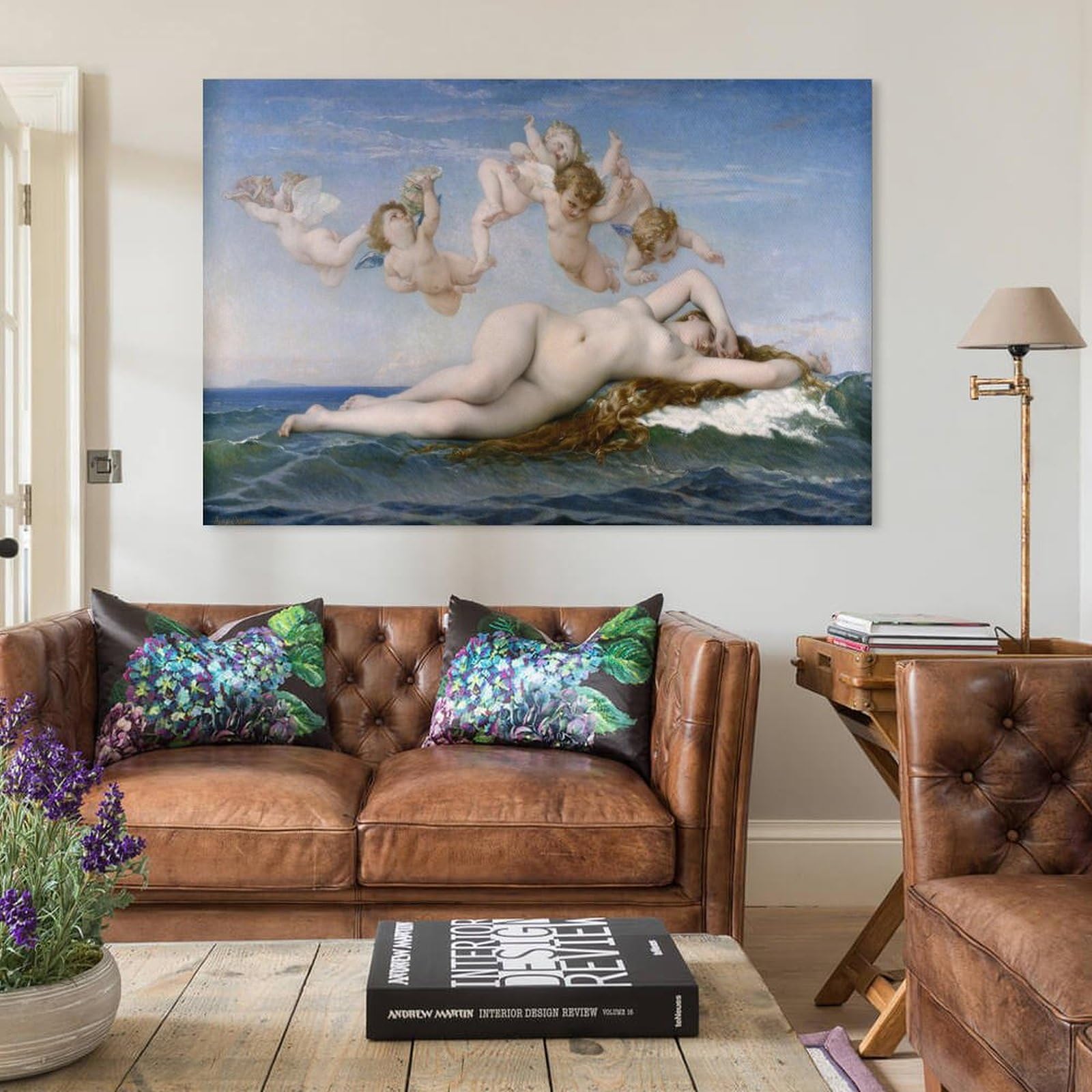 大型額縁　ヴィーナスの誕生　アレクサンドル・カバネル　美術品　インテリア　絵画 Amazon.co.jp: Alexandre Cabanelアレクサンドル・カバネル代表作